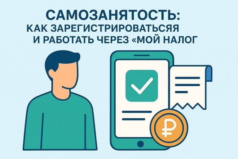 Самозанятость: как зарегистрироваться и работать через «Мой налог»