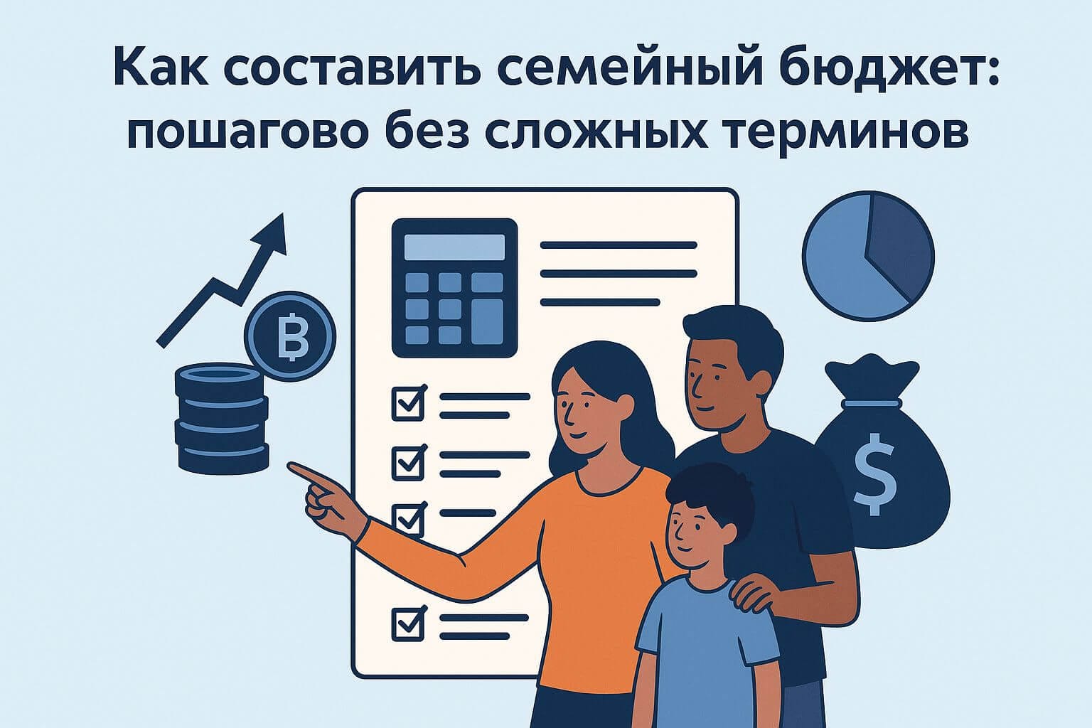 Как составить семейный бюджет: пошагово без сложных терминов